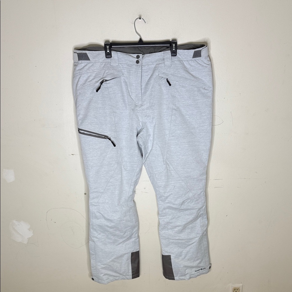 Outdoor Gear Light Gray Lined Snow Pants Size 3XL